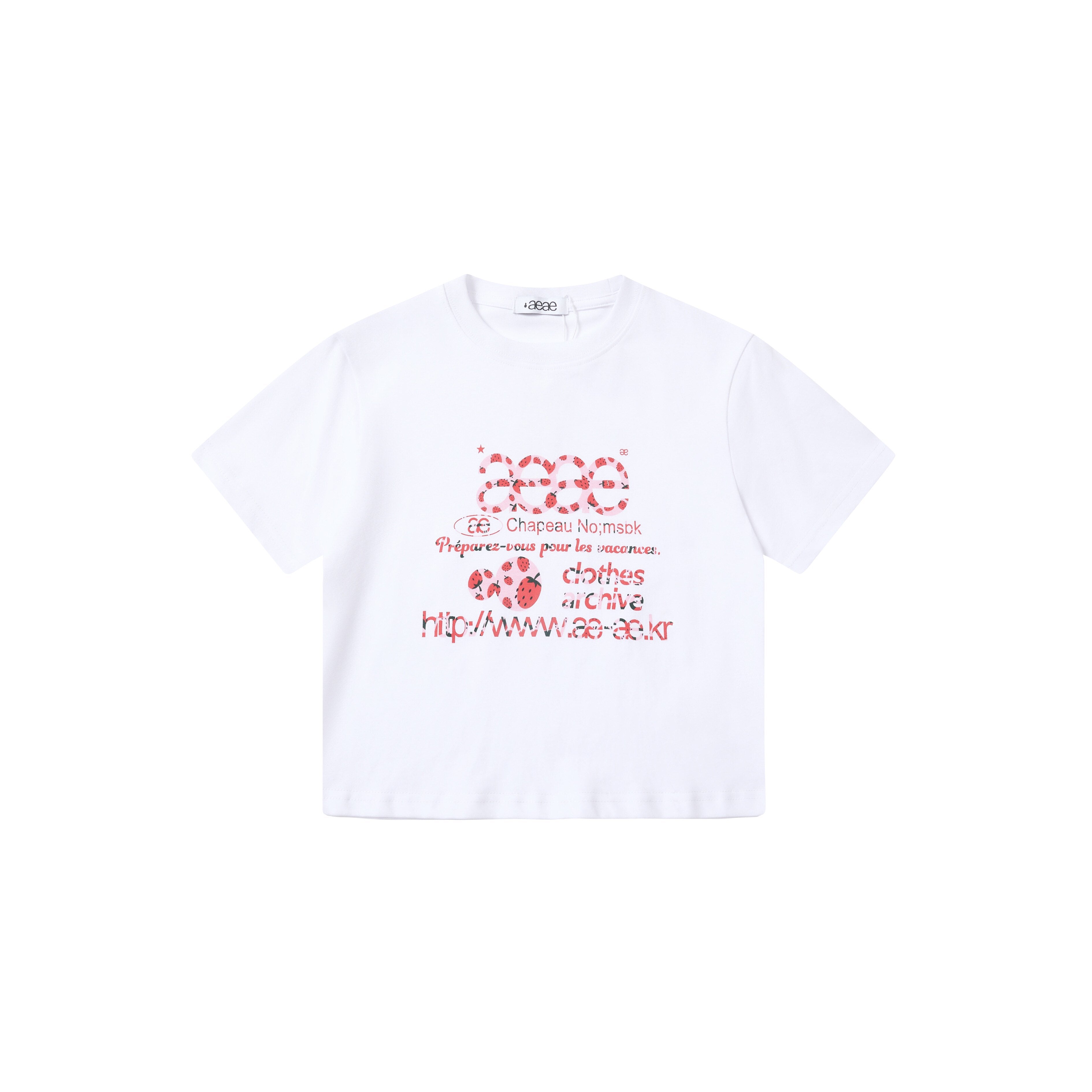 AEAE Body Fit Cat T-Shirt | Short Sleeve Slim Summer Streetwear Top
